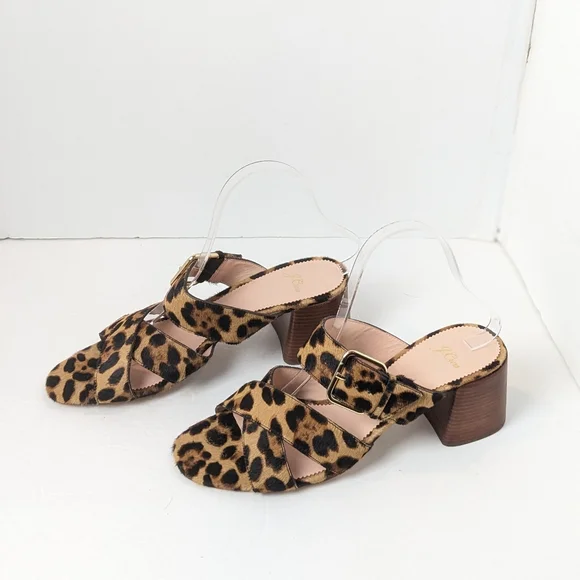 NWOT Jcrew Leopard Penny Slides - Picture 16 of 16